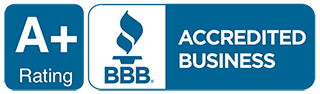 We are accredited with the BBB and are proud of our A+ rating.