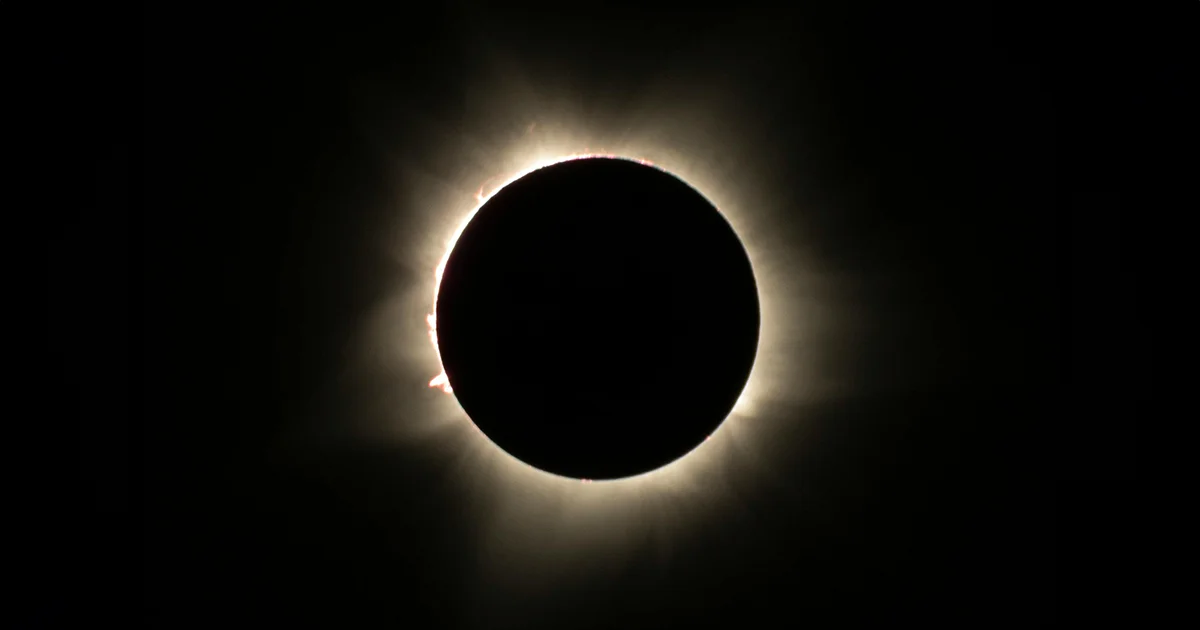 A total solar eclipse