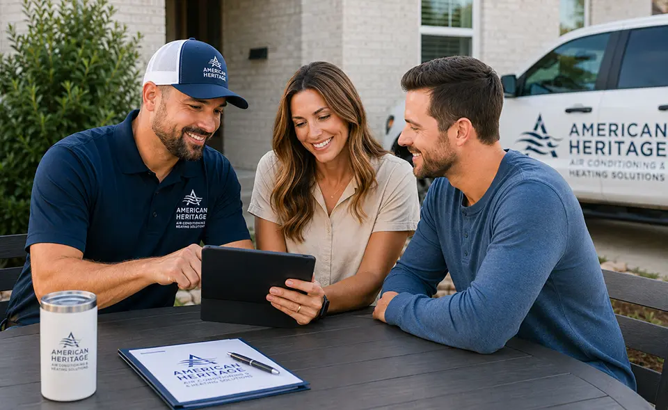 American Heritage Air is priced significantly lower than our competition for AC Replacements.