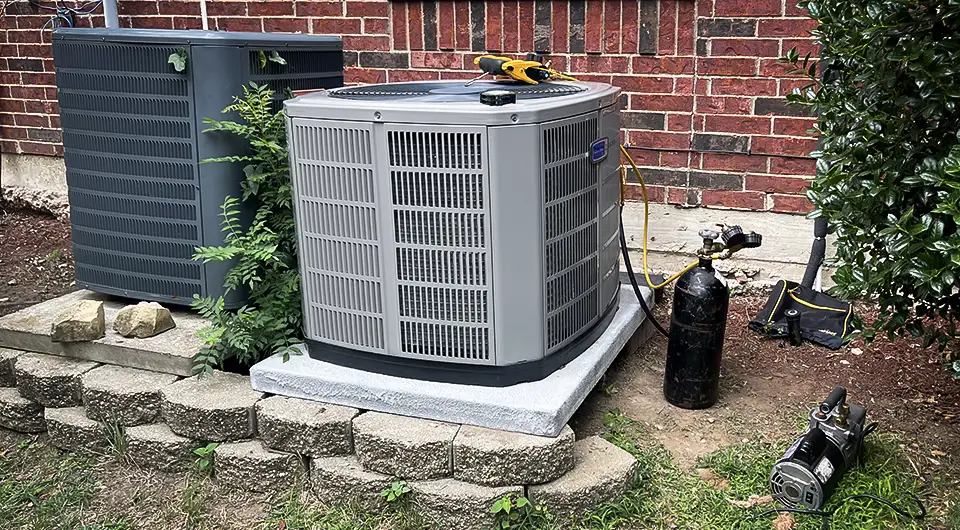 A customer's air conditioning unit needs an ac repair.