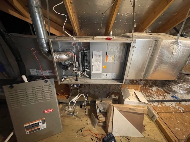Evap coil located in attic Allen TX
