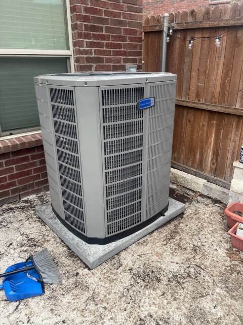 Repalcement of Heat pump system Allen TX