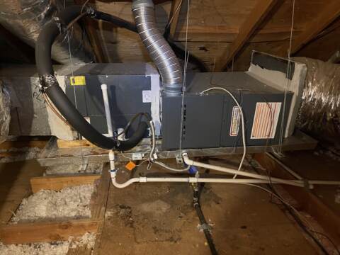 Plano TX Evaporator coil in attic