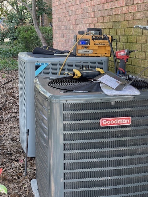  3 ton Goodman HVAC system 